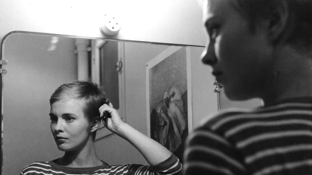 Jean Seberg in A bout de souffle