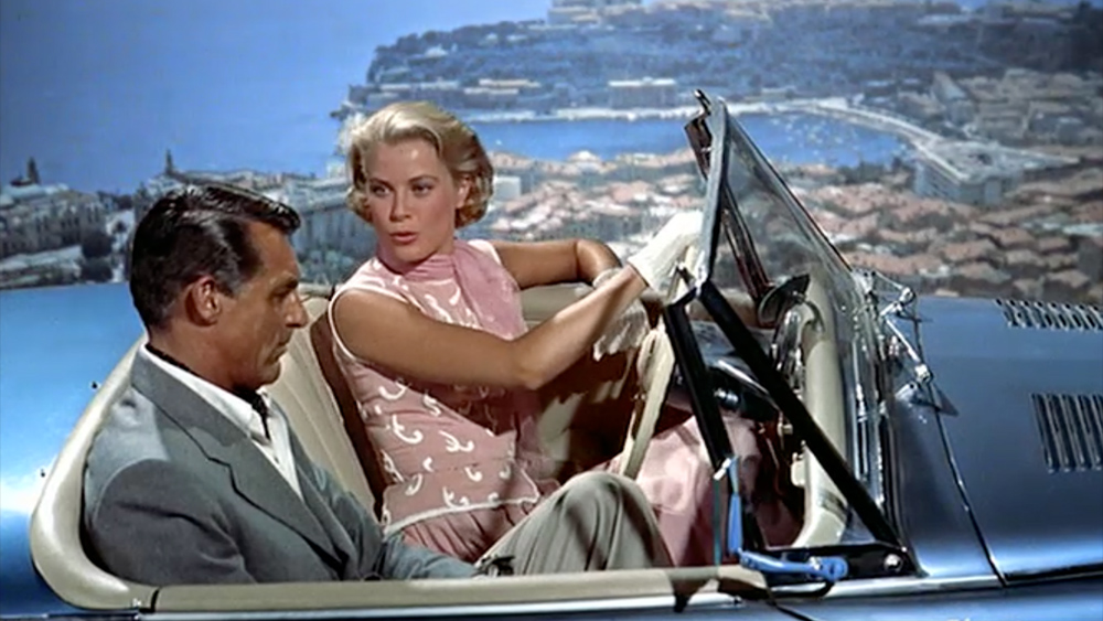 Cary Grant and Grace Kelly in To Catch A Thief