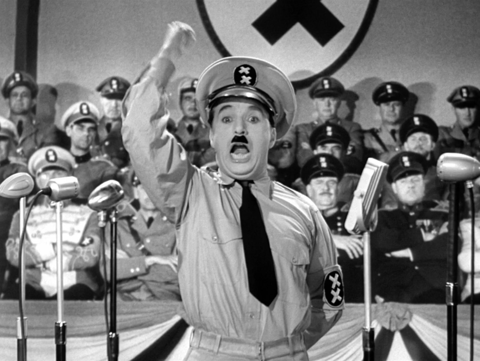 Charlie Chaplin in The Great Dictator